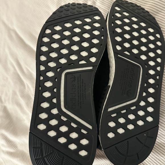 Adidas NMD R1 Black and White Sneakers - Picture 7 of 7